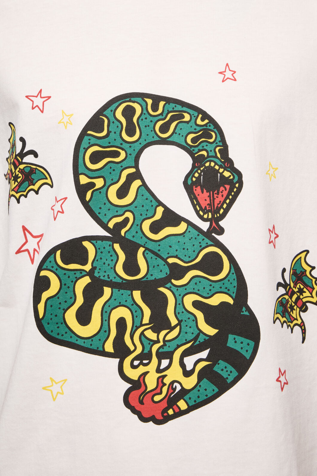 Dangerfield NZ - Lawless Print Tee - white