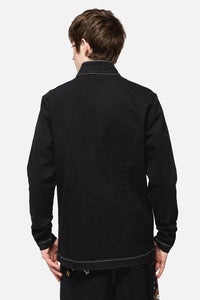 Dangerfield NZ - Lawless Denim Zipper Jacket - grey