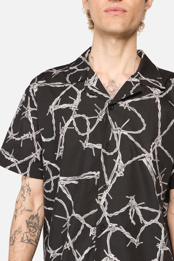 Dangerfield NZ - Sharp Hearted Ss Shirt - black