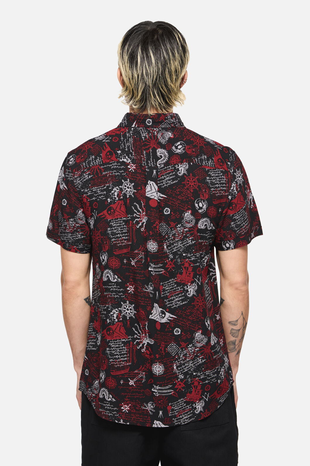 Dangerfield NZ - Pirate Punk Short Sleeve Shirt - black