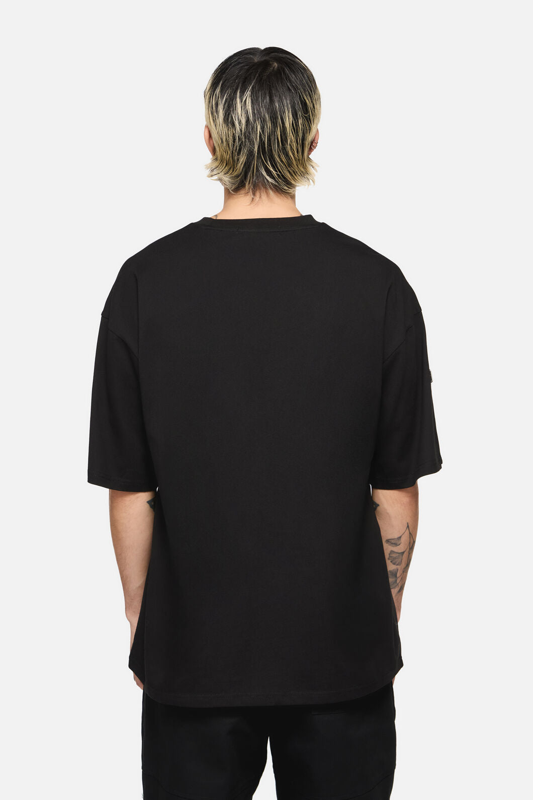 Dangerfield NZ - Skull Grunge Print Tee - black