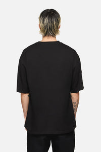 Dangerfield NZ - Skull Grunge Print Tee - black