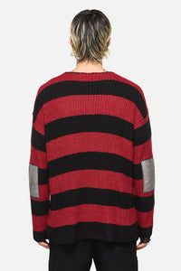 Dangerfield NZ - Piracy Punk Knit Jumper - grey