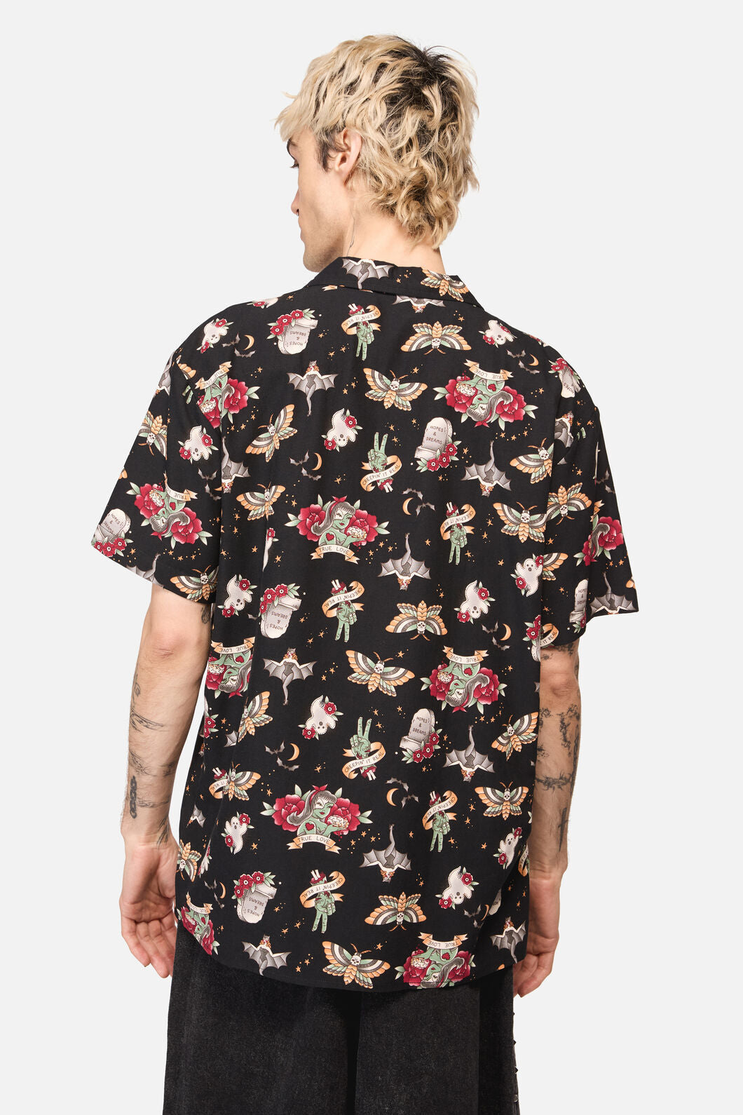 Dangerfield NZ - All Hallows Eve SS Shirt - black