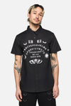 Dangerfield NZ - Seance Goth Short Sleeve Shirt - black