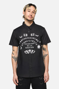 Dangerfield NZ - Seance Goth Short Sleeve Shirt - black