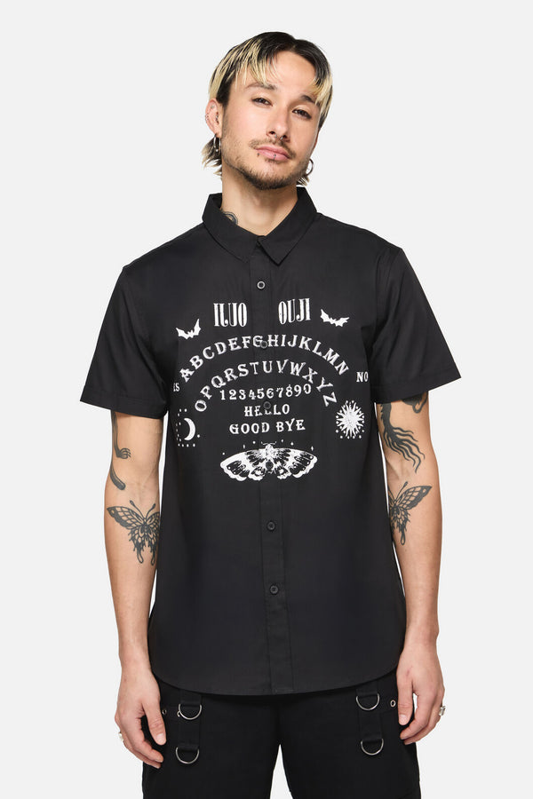 Dangerfield NZ - Seance Goth Short Sleeve Shirt - black