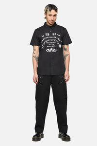 Dangerfield NZ - Seance Goth Short Sleeve Shirt - black