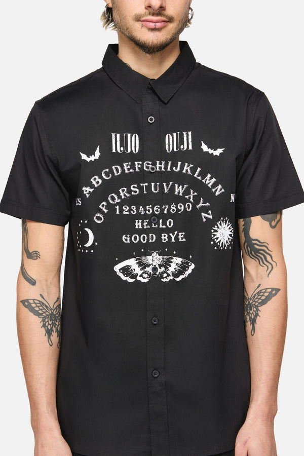 Dangerfield NZ - Seance Goth Short Sleeve Shirt - black