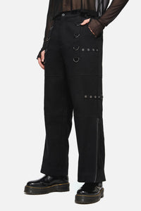 Dangerfield NZ - Trickz Punk Zip Cargo Pant - black