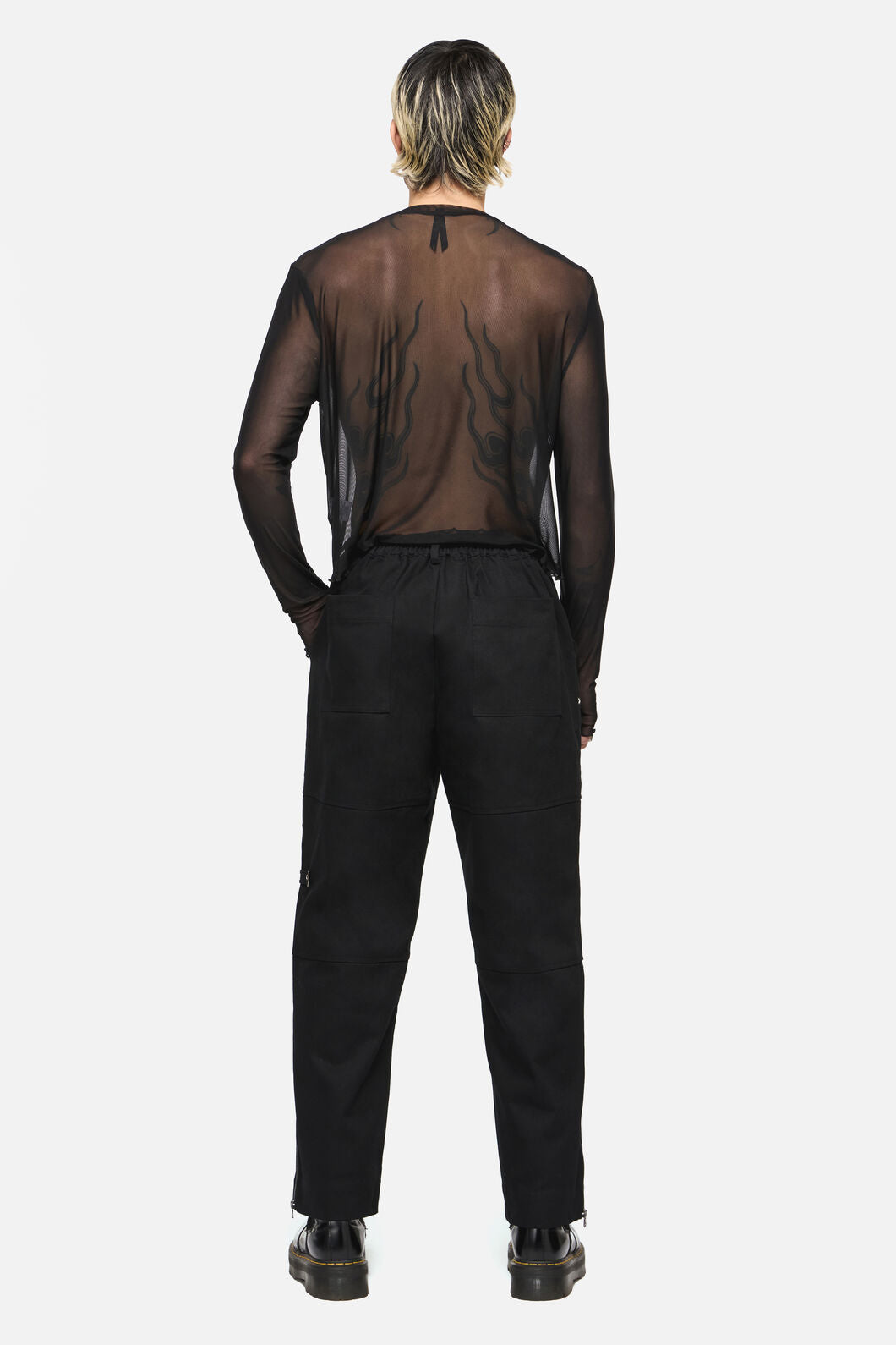 Dangerfield NZ - Trickz Punk Zip Cargo Pant - black