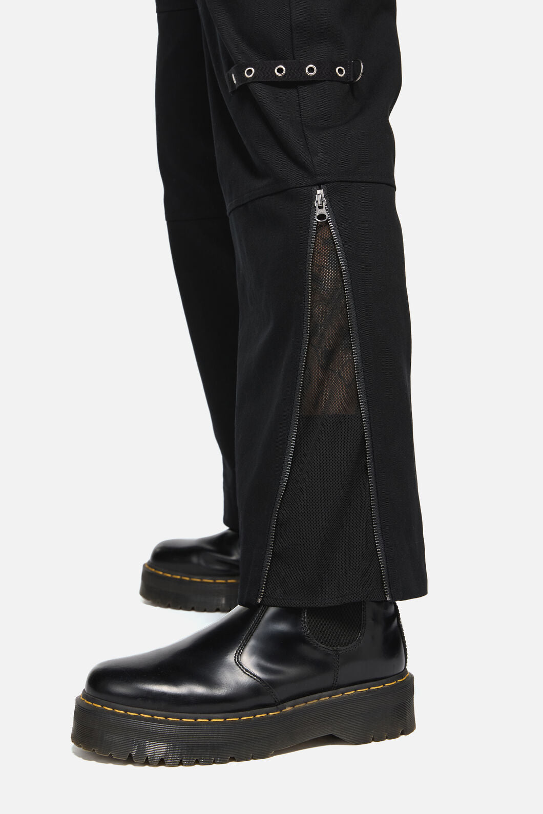 Dangerfield NZ - Trickz Punk Zip Cargo Pant - black