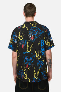 Dangerfield NZ - Panther Punk Short SleeveShirt - black