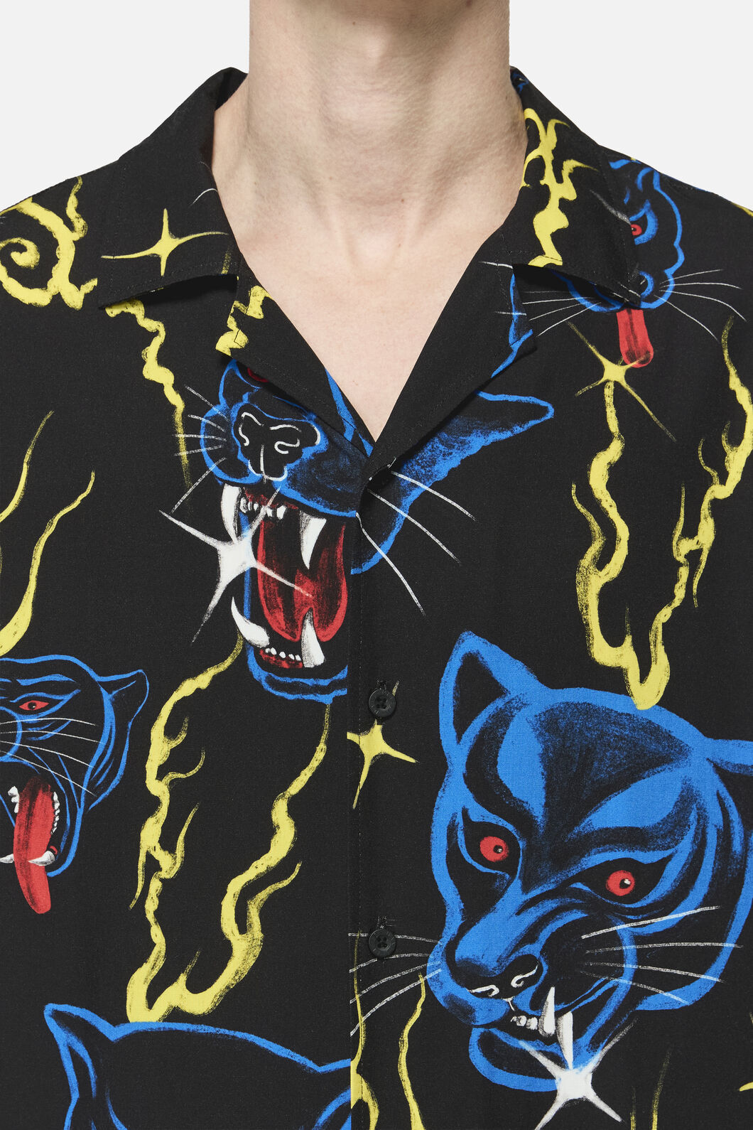 Dangerfield NZ - Panther Punk Short SleeveShirt - black