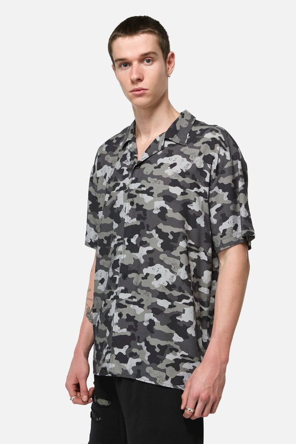 Dangerfield NZ - Disruptive Camo SS Shirt - grey