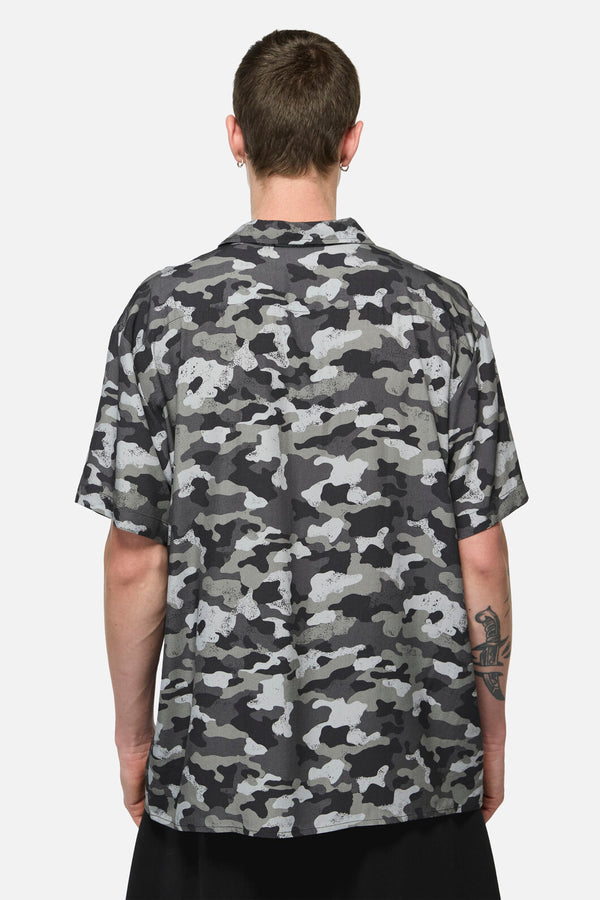 Dangerfield NZ - Disruptive Camo SS Shirt - grey