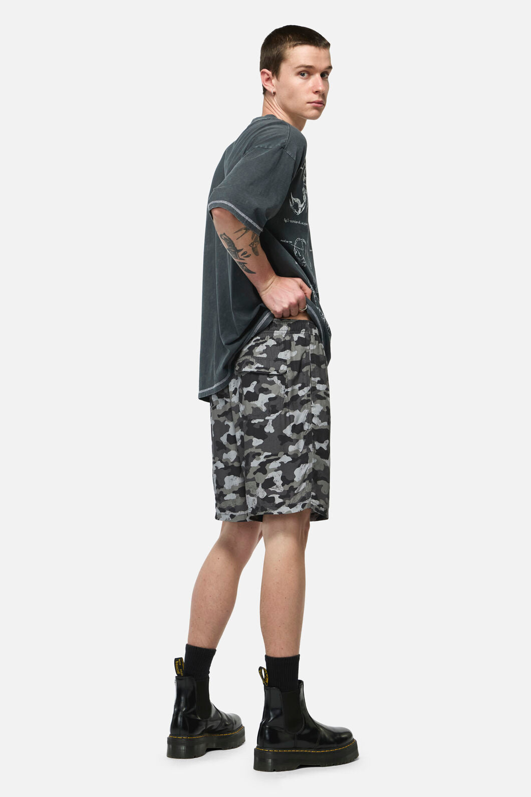 Dangerfield NZ - Disruptive Camo Trunk - grey
