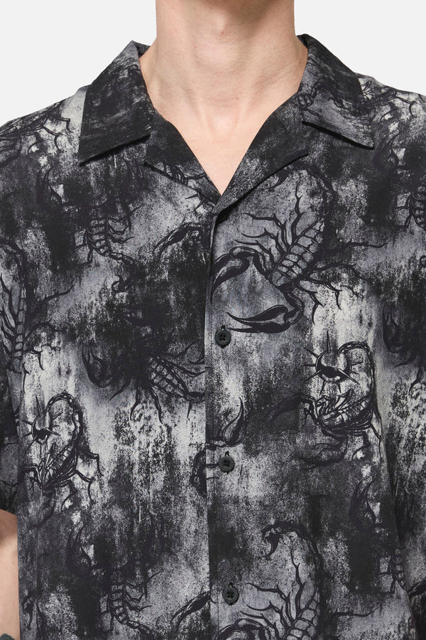 Dangerfield NZ - Scorpius Goth SS Shirt - grey