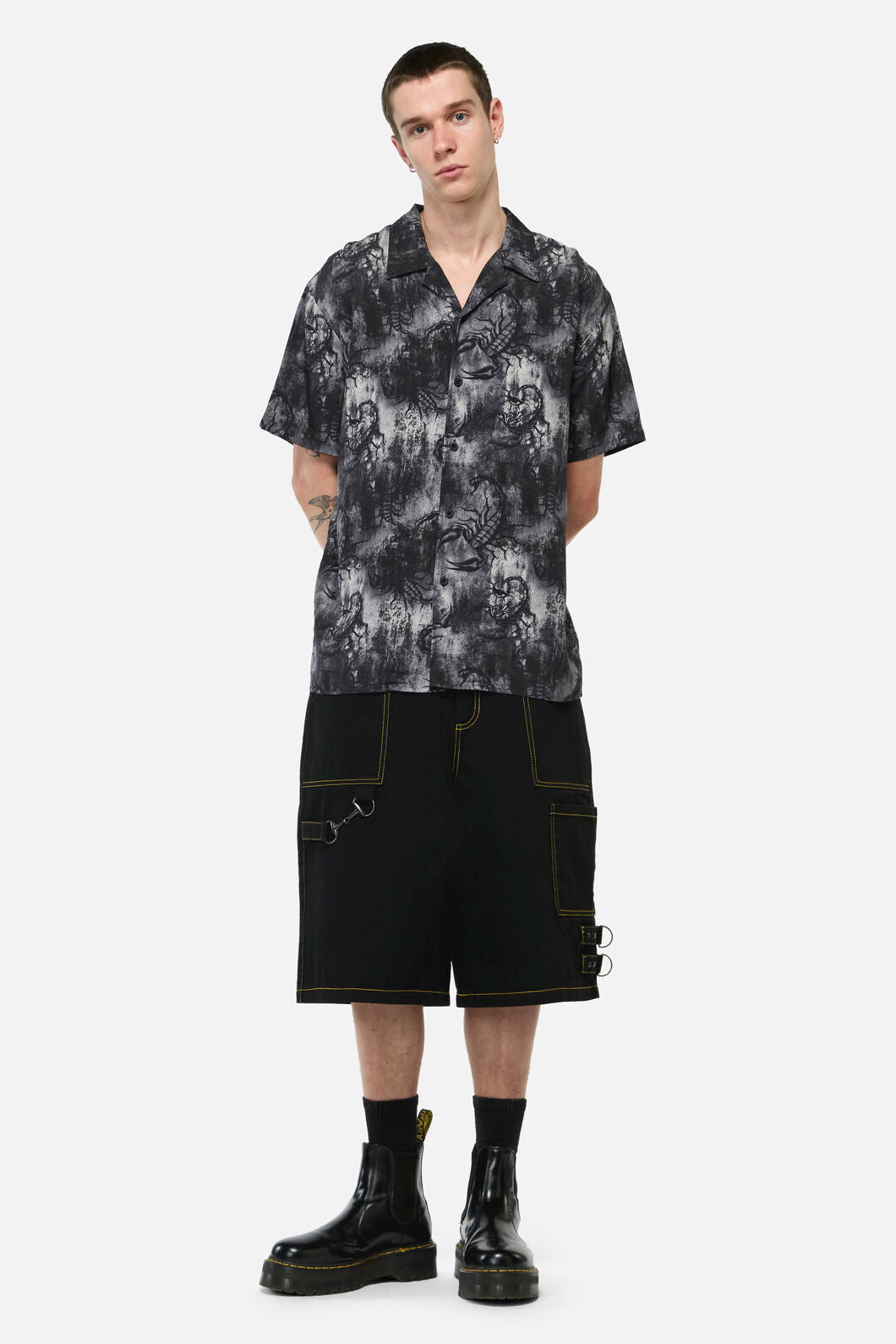 Dangerfield NZ - Scorpius Goth SS Shirt - grey