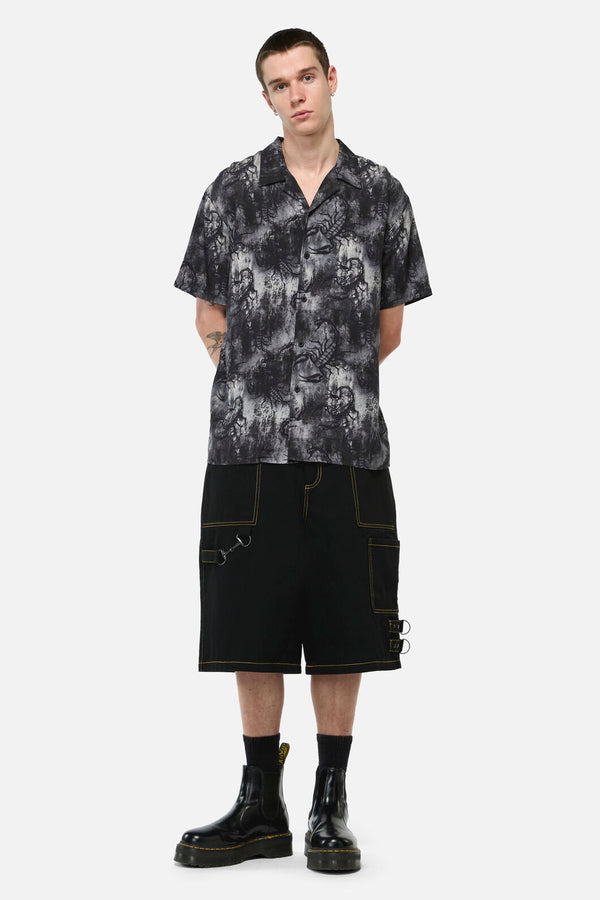 Dangerfield NZ - Scorpius Goth SS Shirt - grey