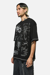 Dangerfield NZ - Scorpius Goth Unisex Tee - black
