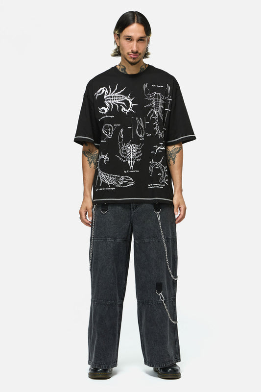 Dangerfield NZ - Scorpius Goth Unisex Tee - black