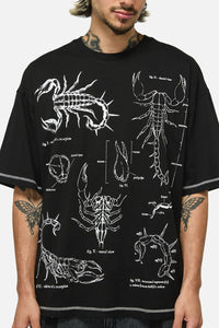 Dangerfield NZ - Scorpius Goth Unisex Tee - black