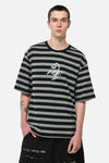Dangerfield NZ - Sting Off Stripe Tee - grey-black