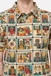 Dangerfield NZ - Tarot Print Goth SS Shirt - multi