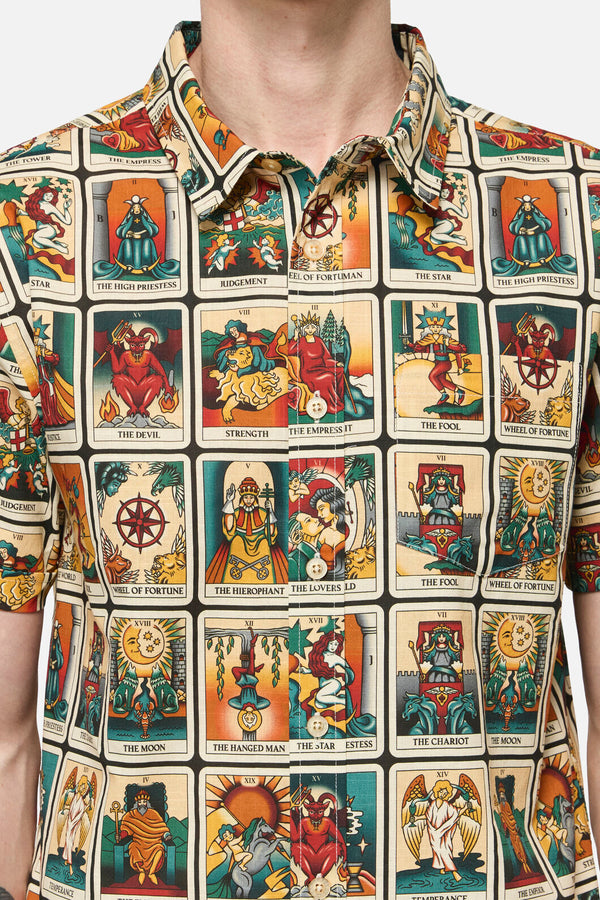 Dangerfield NZ - Tarot Print Goth SS Shirt - multi