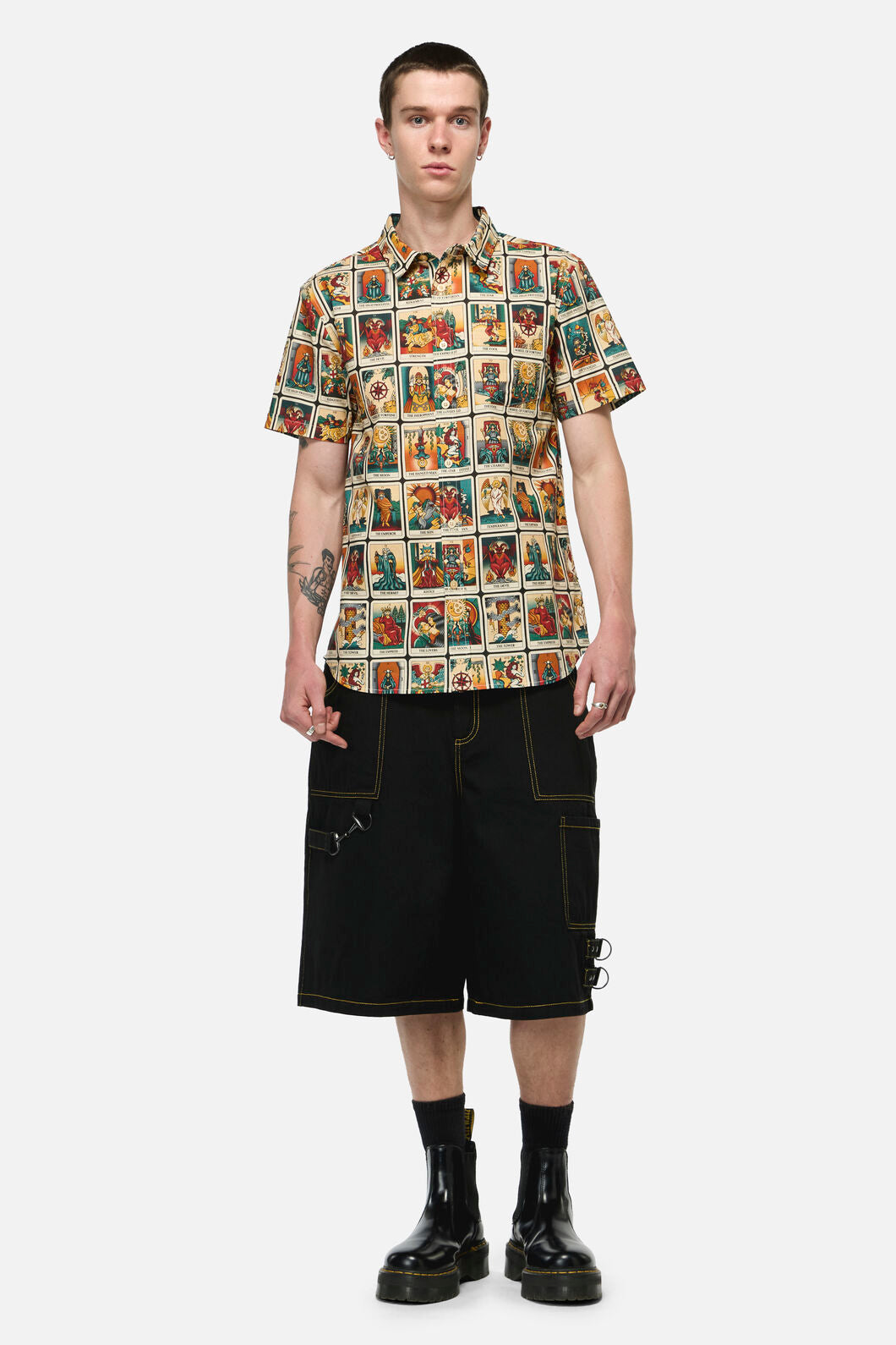 Dangerfield NZ - Tarot Print Goth SS Shirt - multi