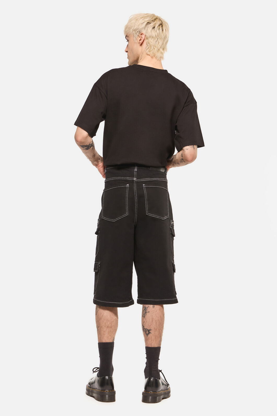 Dangerfield NZ - Heathen Goth Pocket Jorts - black