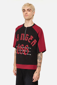 Dangerfield NZ - Danger Sporty Goth Top - black-red