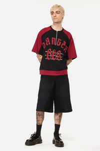 Dangerfield NZ - Danger Sporty Goth Top - black-red
