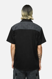 Dangerfield NZ - Whirl Yoke Shirt - black