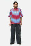 Dangerfield NZ - Alchemy Stripe Tee - blue-red
