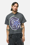 Dangerfield NZ - Spiralling Boxy Tee - grey