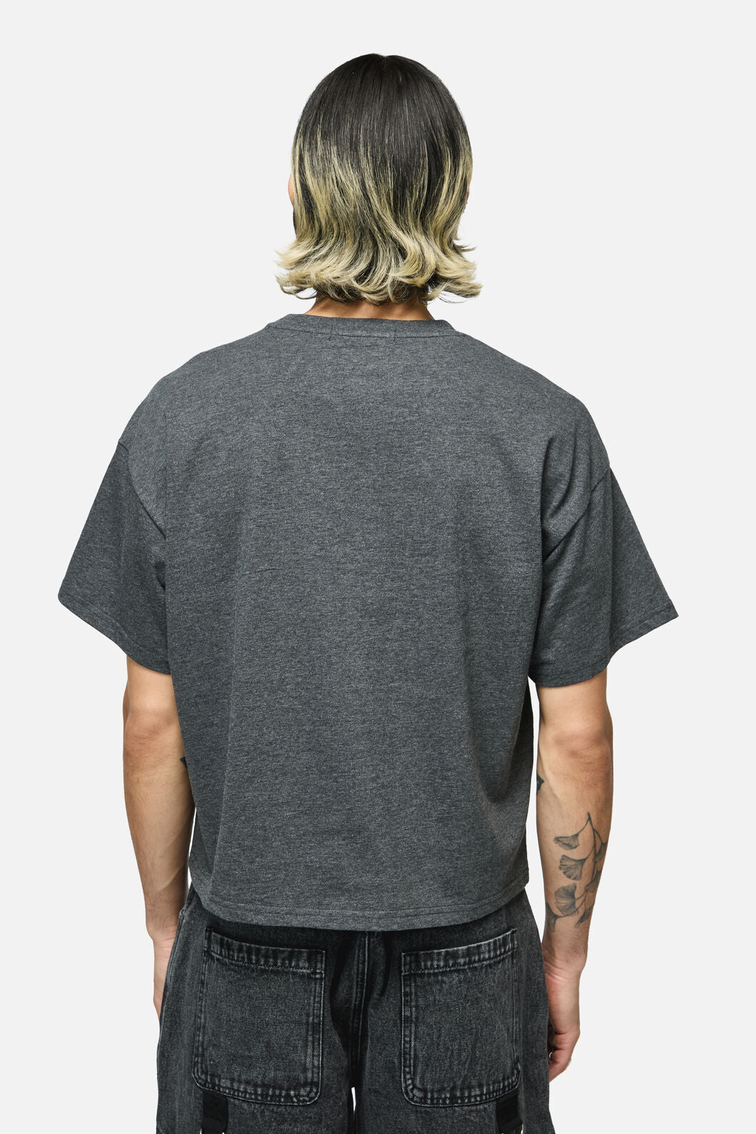 Dangerfield NZ - Spiralling Boxy Tee - grey