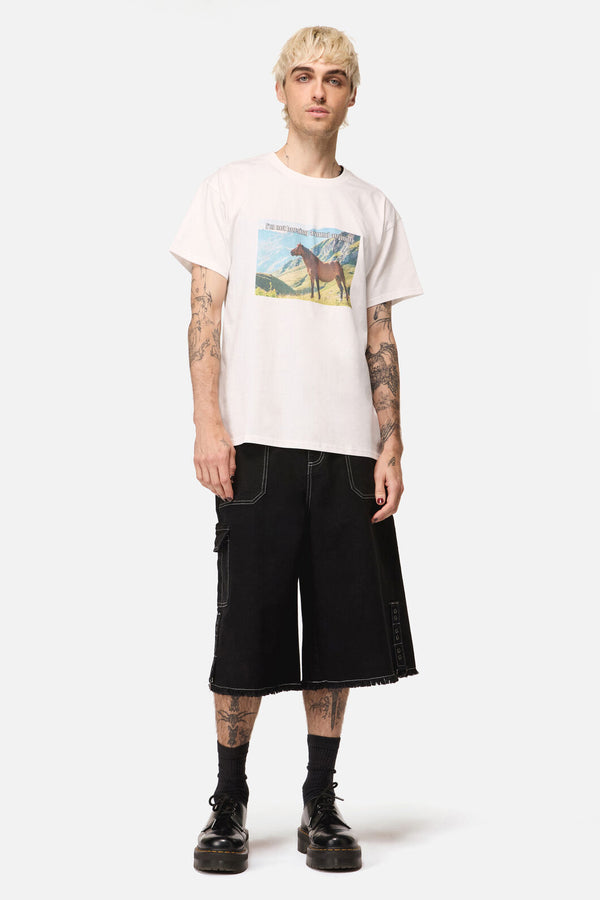 Dangerfield NZ - Not Horsing Around Tee - white