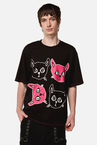 Dangerfield NZ - Atomic Cat Tee - black