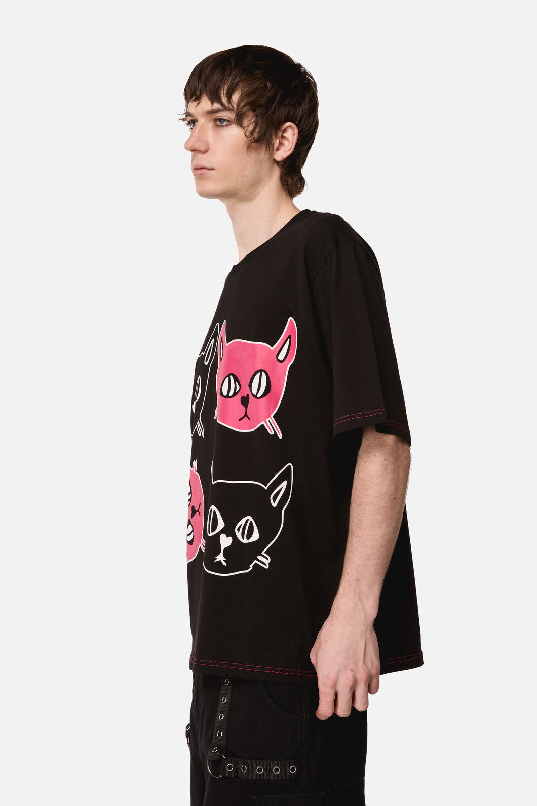 Dangerfield NZ - Atomic Cat Tee - black