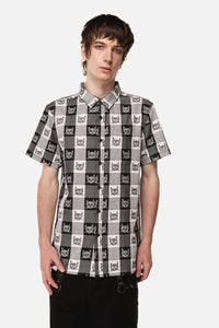 Dangerfield NZ - Atomic Cat Shirt - black-white