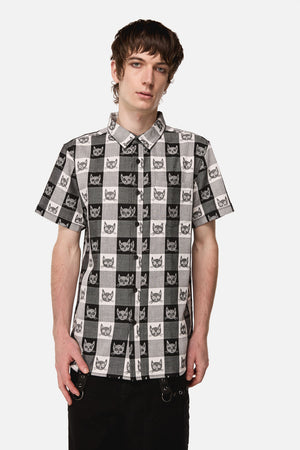 Dangerfield NZ - Atomic Cat Shirt - black-white