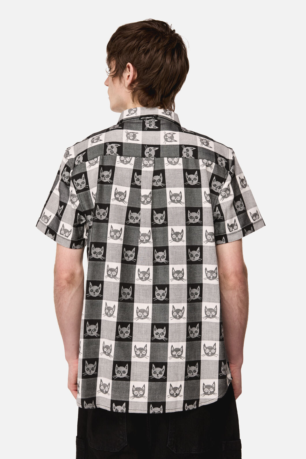 Dangerfield NZ - Atomic Cat Shirt - black-white
