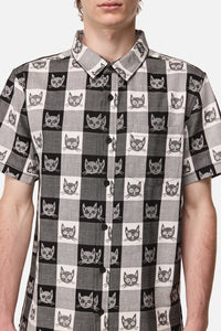 Dangerfield NZ - Atomic Cat Shirt - black-white