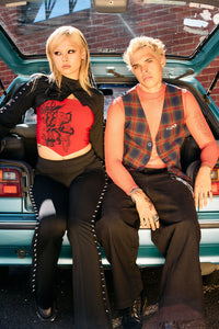 Dangerfield NZ - Antler Check Vest - multi