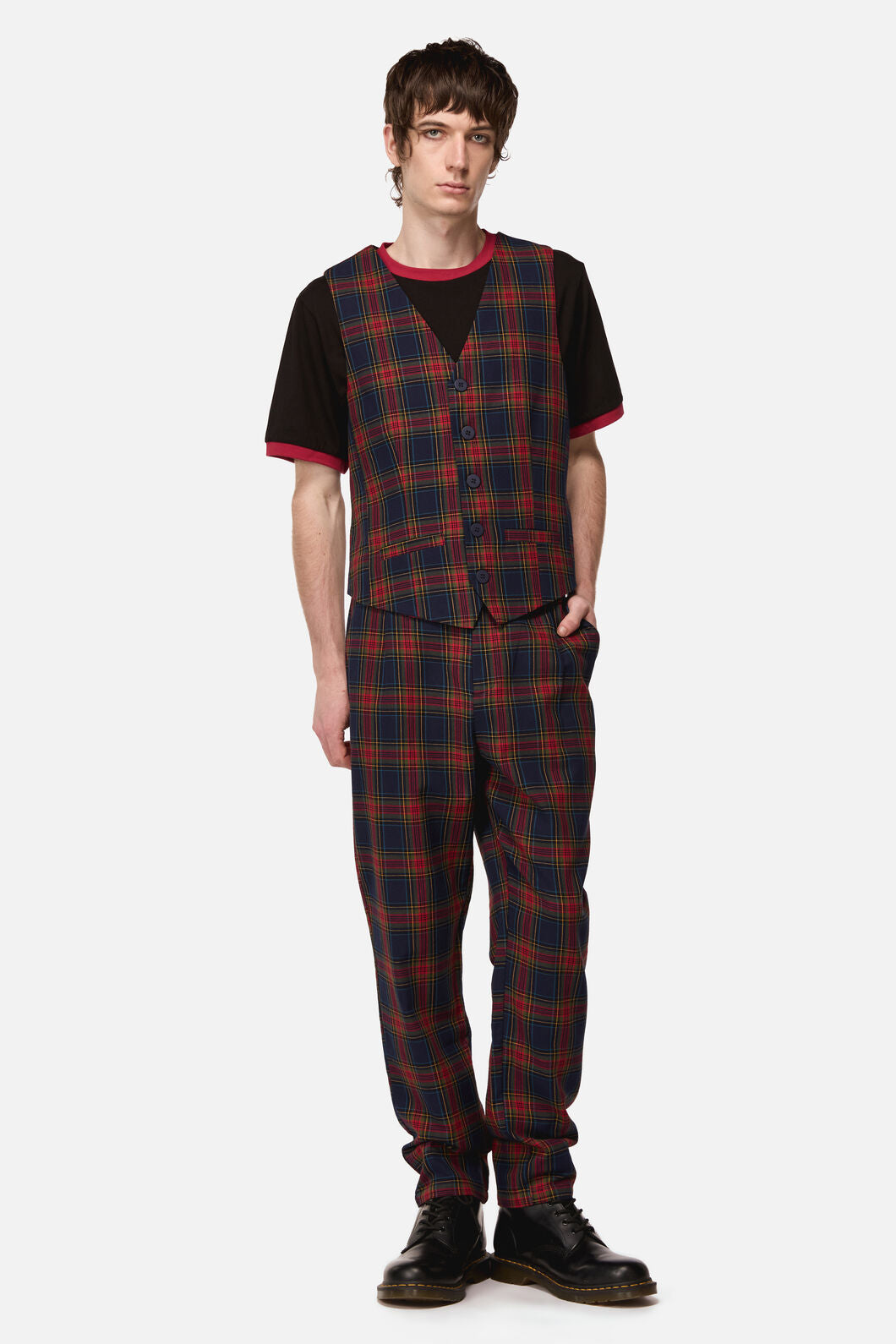Dangerfield NZ - Antler Check Vest - multi