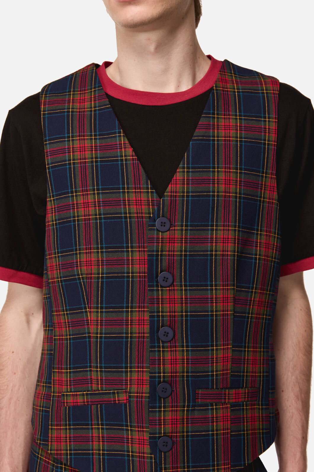 Dangerfield NZ - Antler Check Vest - multi