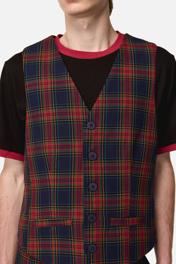 Dangerfield NZ - Antler Check Vest - multi