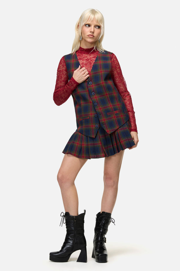 Dangerfield NZ - Antler Check Vest - multi